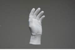 100% Polyester-Microfaser Handschuhe, weiße Handschuhe, 100 % Mikrofaser